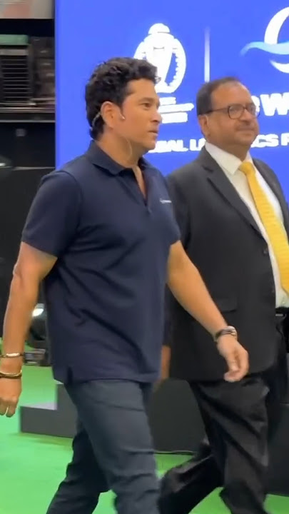 Sachin Tendulkar Attends a Cricket Event