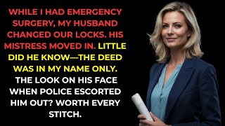 While I Had Emergency Surgery, Husband Changed the Locks—The Deed Was Already in My Name