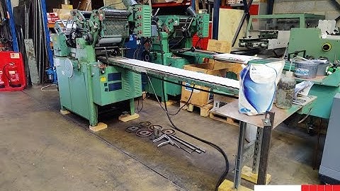 2 color envelope printing machine   Halm Super Jet JP TWOD 6D for sale   Gab Supplies Ltd   1987