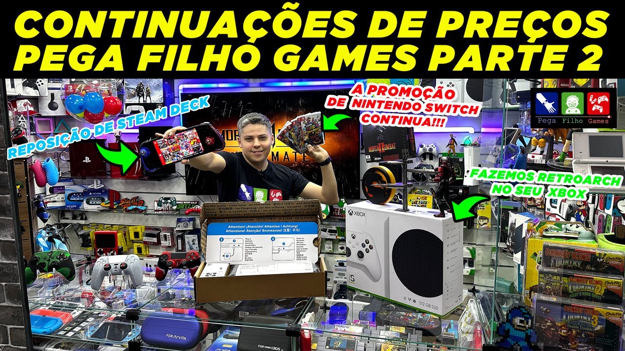 PREÇOS DE VÍDEO GAMES NA SANTA EFIGÊNIA SP + ACESSÓRIOS 