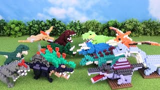 【Dinosaur】Quality comparison by manufacturer ! nano block screenshot 1