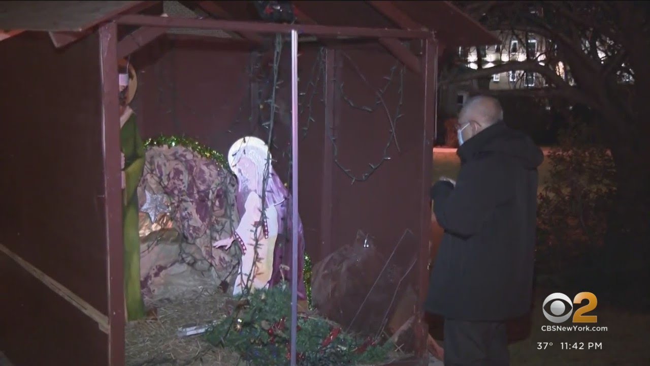 Nativity scene at Queens church vandalized YouTube