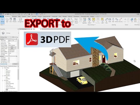 How to export any 3D model to 3D PDF - Free and Simple
