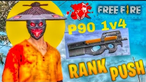 Free fire p90 Br Renk pushing grandmaster 1v4 hedsots killer#ff#garenafreefire#viralvideo #popular
