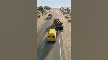 Realistic Highway Car Crashes #413 - BeamNG.Drive