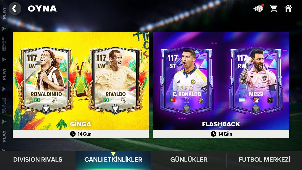 3 TANE YENİ ETKİNLİK GELİYOR! 117 MESSİ VE RONALDO! TARİH BELLİ OLDU! | FC MOBILE