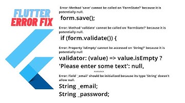 Flutter syntax parameter errors fixed !!!