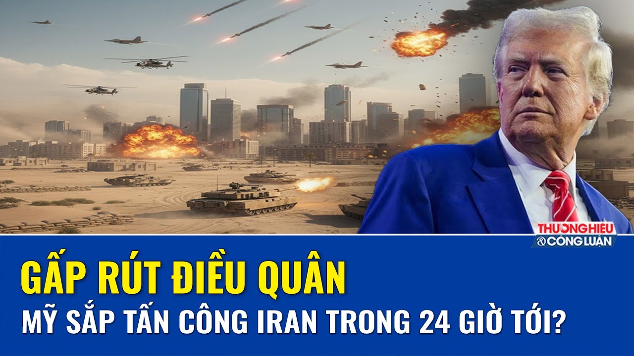 Mỹ rút gấp nhân sự khỏi các căn cứ Trung Đông, Washington có thể tấn công Iran trong 24 giờ tới?