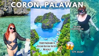 CORON PALAWAN VLOG with Tour package & Clear Kayak Rates Reveal! | Princess Mariz L.