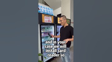 ICE CREAM! Grab and go smart fridge vending machine.  -24 ℃