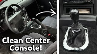 Miata EASY DIY Center Console Delete Finishing Touches
