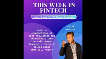 Timothy Li, CEO of LendAPI with TWIF