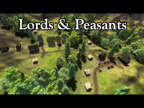 Lords & Peasants - Preview Trailer - Indie Medieval Historic RTS - Review