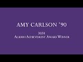 2020 Alumni Achievement Award Winner Amy Carlson &#39;90