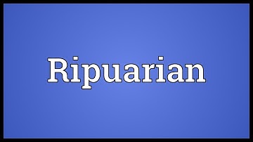 Ripuarian Meaning