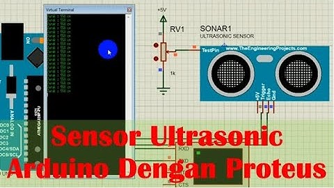 Program #Arduino Sensor Jarak Ultra Sonic HC-SR04 Simulasi Proteus Tutorial DIY @tptumetro