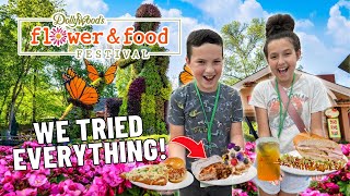 Dollywood's Flower & Food Festival | EVERY Festival Menu Item | Tasting Pass Guide