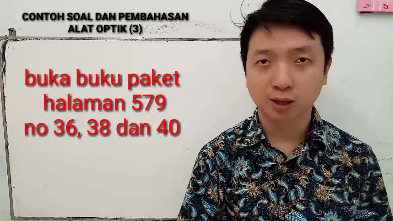 CONTOH SOAL DAN PEMBAHASAN ALAT OPTIK (3) - YouTube