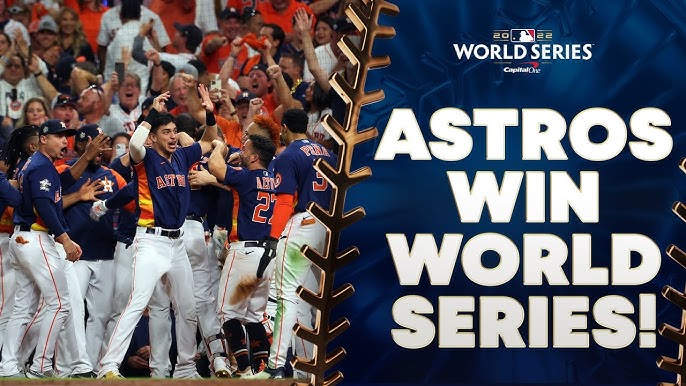 Congratulations to the 2022 World Series Champions! The Houston