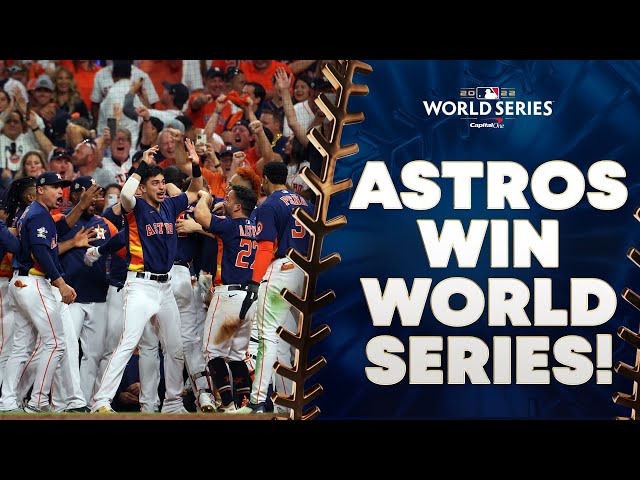 The Astros win the World Series! 