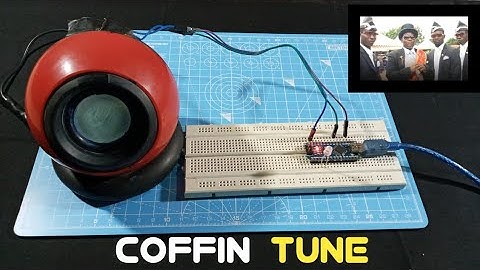 Astronomia coffin dance meme song using arduino uno and speakers (with code)