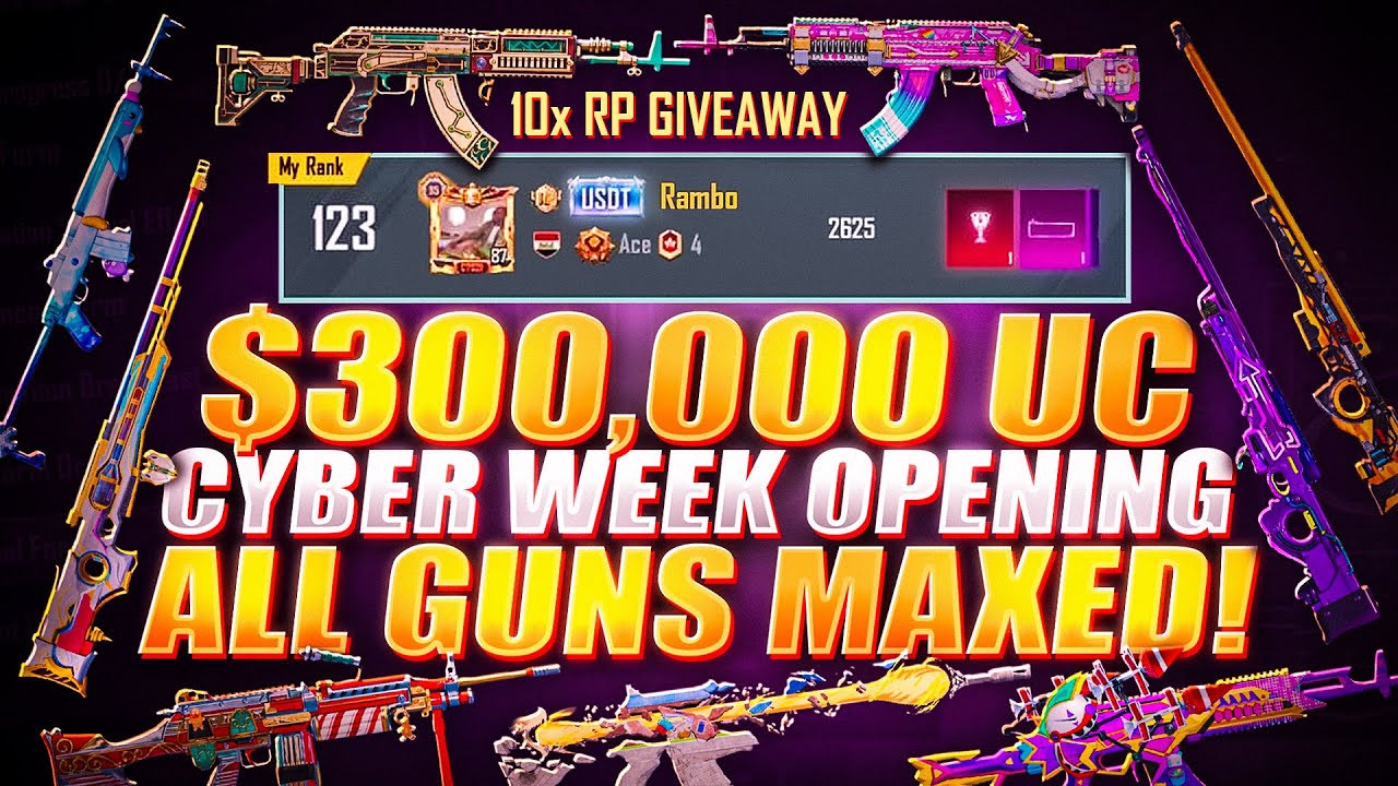 PUBG Mobile тратит 300 000 UC на материалы 🤑😍 || Рэмбо