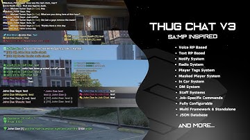 thug-chat-v3 | SA:MP Inspired Chat Theme With (Voice & Text Based) [FiveM]