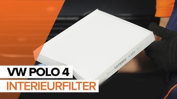 Hoe een Interieurfilter vervangen op een VOLKSWAGEN POLO 4 HANDLEIDING | AUTODOC