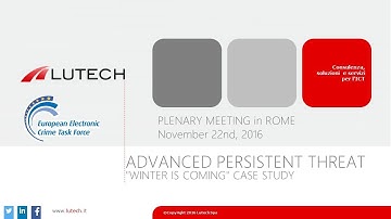 Advanced Persistent Threat in ICS/SCADA/IOT world: a case study