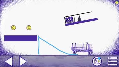 Draw physics lines: Brain it on. iOS Gameplay. Levels 1 - 5.