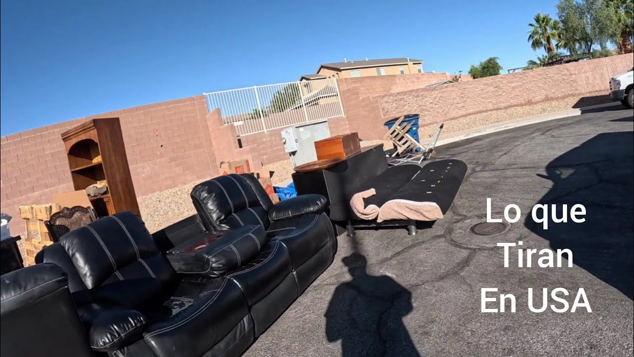 Se mudan y me Dejan llevar todo esto lo que Tiran en USA Las Vegas #478