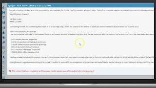 MedicsCloud AI Consult Letter: Precision & Consistency, Automated