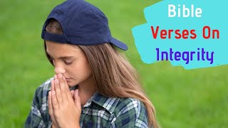 Bible Verses On Integrity
