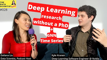 Deep learning research @Nvidia, time series, GNN with Kyle Kranen - The Data Scientist Show#028