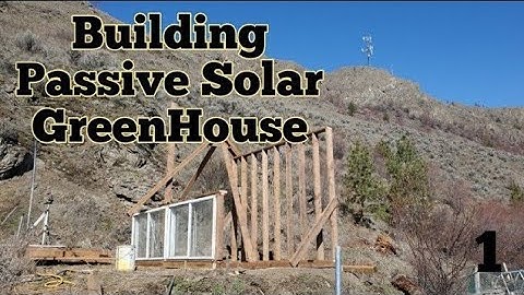 Greenhouse Build Part 1