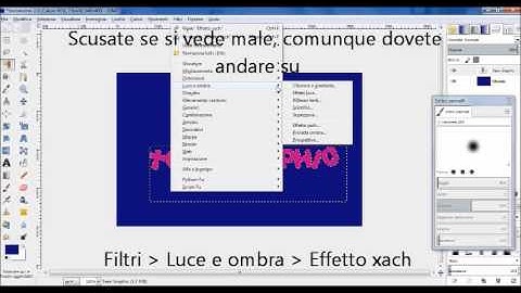Come fare la scritta trasparente| GIMP