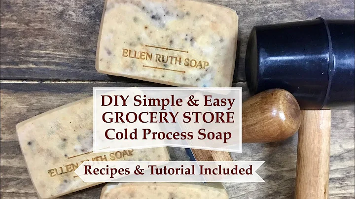 Making Easy DIY homemade Cold Process Soap w/ Reci...