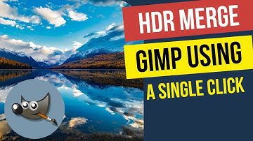 GIMP HDR Tutorial - How to Merge Different Exposures With One Click
