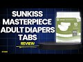 SUNKISS Masterpiece Adult Diapers With Tabs Review: Comfort And Leak Protection Tested!
