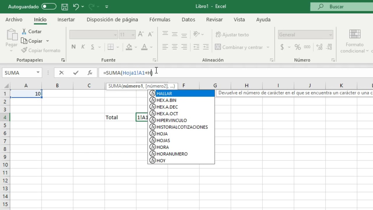 Como Sumar Celdas De Diferentes Hojas En Excel Actualizado Youtube