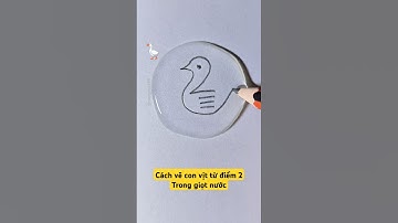Cách vẽ con vịt từ điểm 2 🪿#drawing #duck #maths #funny #memes #artist #fyp #foryou #shorts