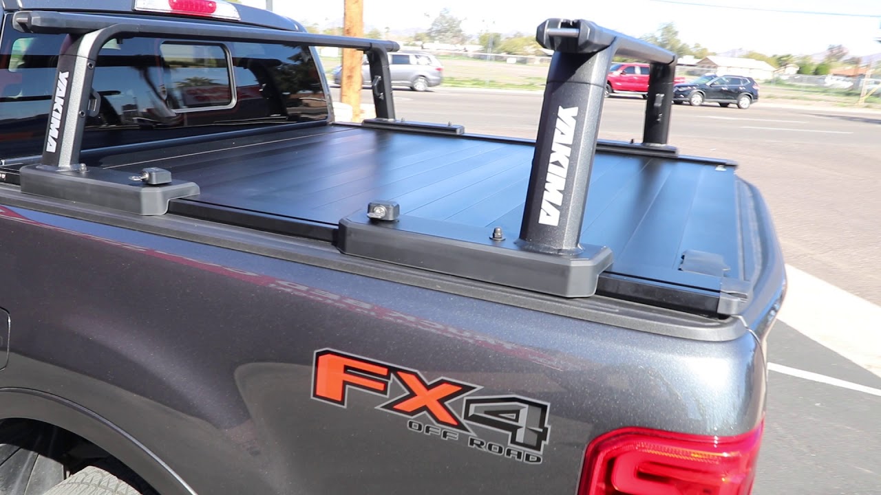 Ford Ranger Truck Bed Rack Yakima Outpost Hd And Retrax Truck Bed Cover
