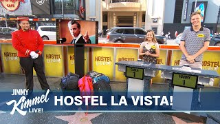 Tourists Staying at a Hostel Compete for a Luxury Hotel Suite