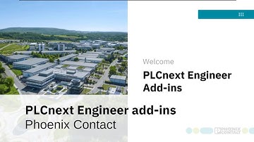 PLCnext Engineer add-ins