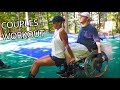 Home Workout for Wheelchair Users! | Couples workout!