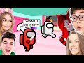 The SECRET CHEF ATE US ALL IN AMONG US with JELLY, IAMSANNA, MOODY AND DINO (Roblox)