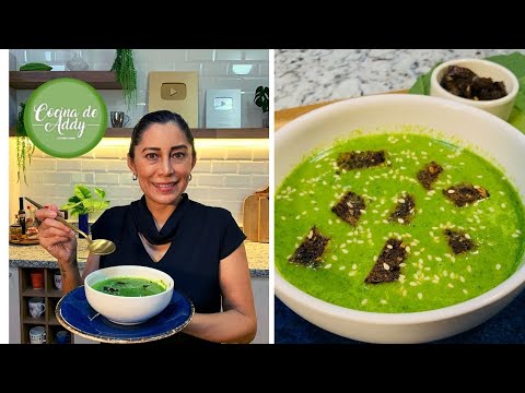 Video: Sopa Verde Con Jengibre