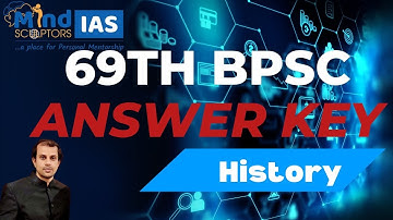 69th BPSC Answer Key (Set C): History