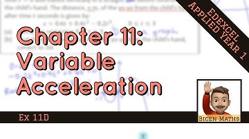 Variable Acceleration 5 • Integration • Mech1 Ex11D • 🚀