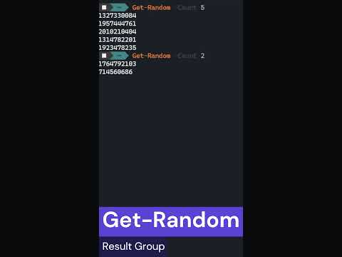 PowerBytes - Get-Random